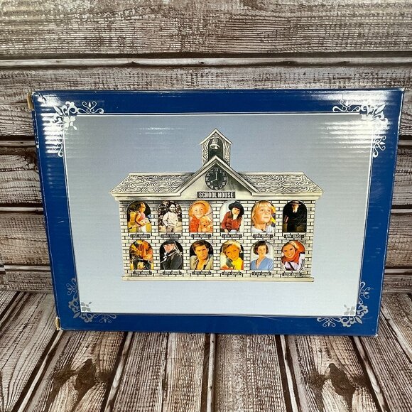 School House Picture Frame Pewter Grades 1-12 Pictures Kids Memories Photos NEW - Picture 3 of 7